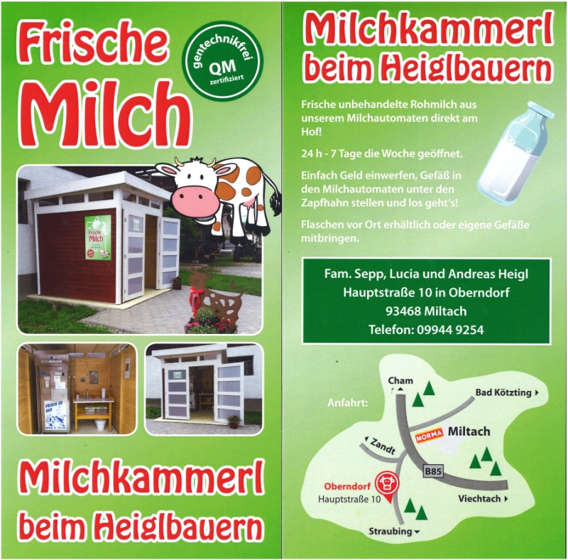 Milchkammerl beim Heiglbauern in
        Oberndorf